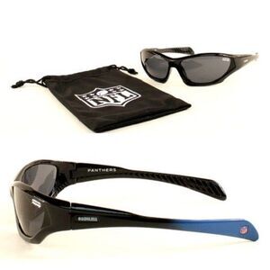 Carolina Panthers NFL Quake Kids Sunglasses & Bag Set
